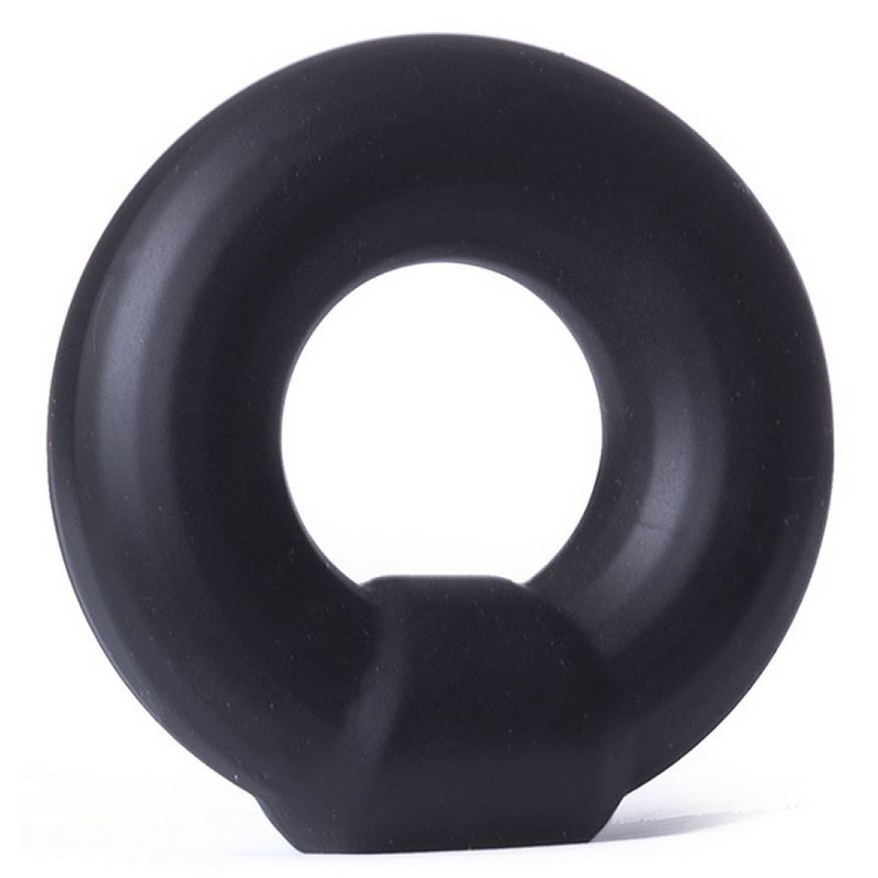 Rude Rider Cockring en silicone Knob noir